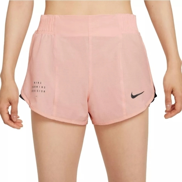 NWT Nike Running Division Side Zip Shorts, Size Large - Picture 1 of 15